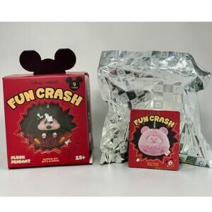 Miniso Disney Mickey Fun Crash Plush Pendant Heart Mickey Blind Box Verified New